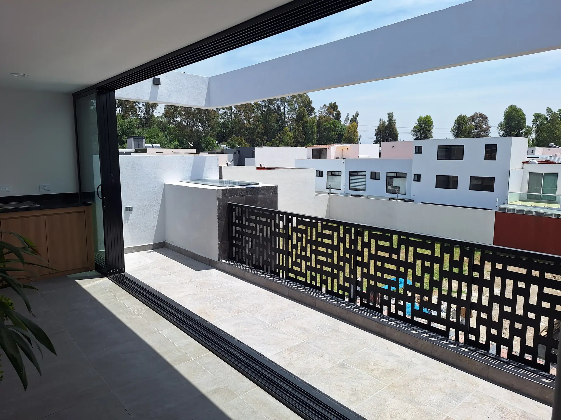 Roof garden con vista al fraccionamiento — casa Missouri 99 en el corredor Angelópolis, Puebla